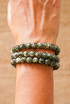 PULSERA DE LEPIDOLITA VERDE