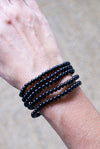 Pulsera de Obsidiana Negra