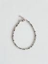 PULSERA FACETADA TURMALINA MULTICOLOR EN PLATA