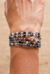 Pulsera infantil de cuarzo turmalinado