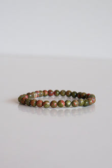  Pulsera infantil de jaspe unakita