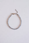 Pulsera de labradorita cierre plata