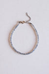 Pulsera de labradorita cierre plata
