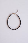 Pulsera turmalina negra y herkimer