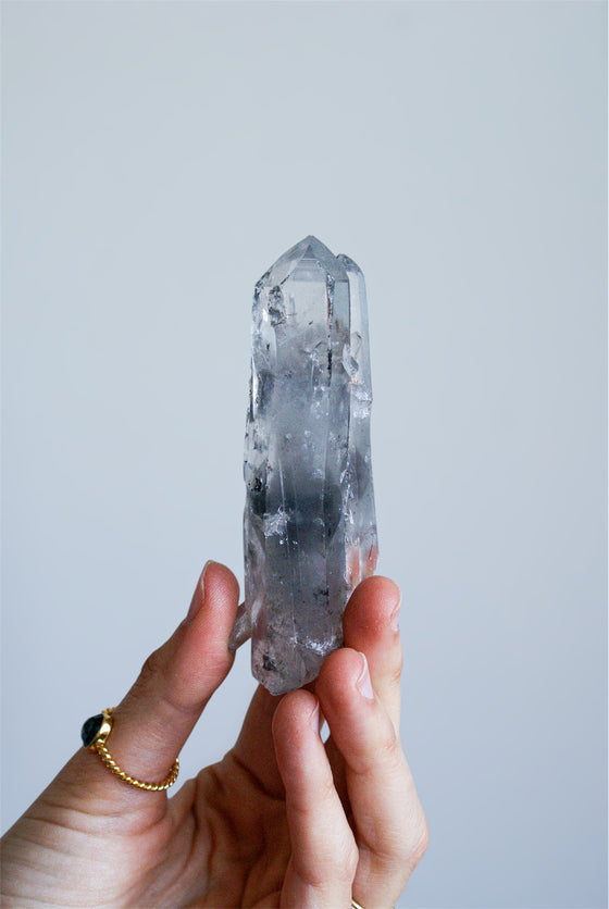 Punta de Cuarzo y Hematite