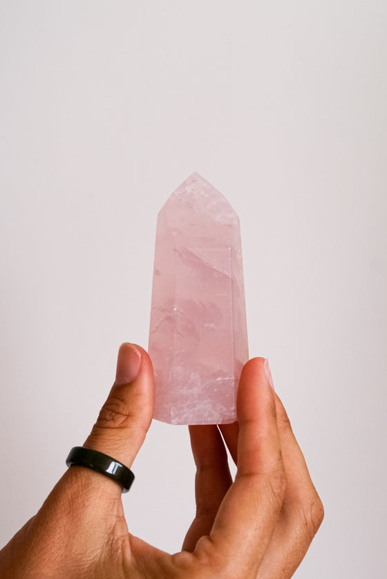 Punta de Cuarzo Rosa
