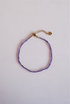 Tobillera de Amatista, acero inoxidable, waterproof