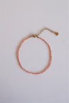 Tobillera de piedra sol, acero inoxidable, waterproof